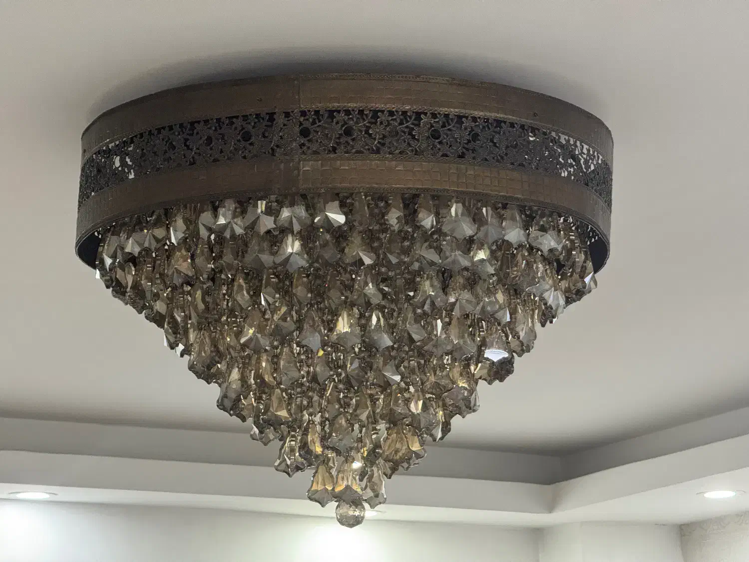 لوستر کریستالی|لوستر و چراغ آویز|تهران, سلسبیل جنوبی|دیوار