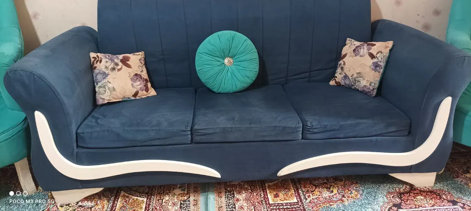 مبل ۵ نفره|مبلمان خانگی و میز عسلی|هشتگرد, شهرک ارم غربی|دیوار