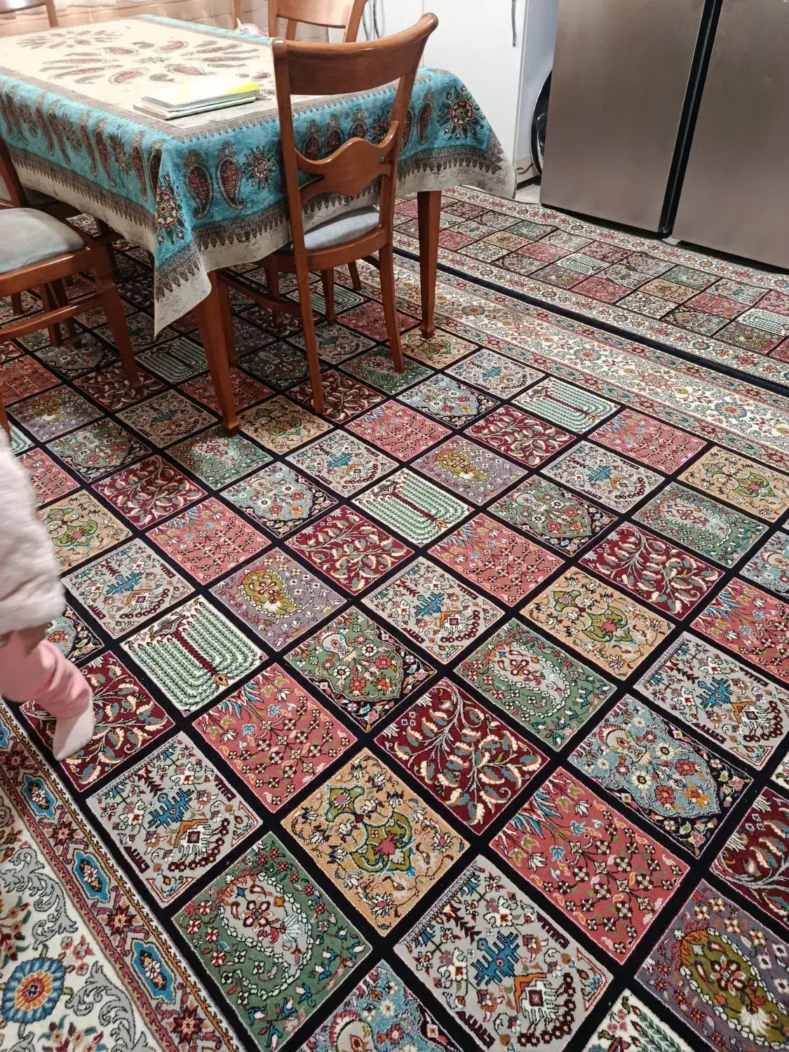 فرش متری طرح سنتی|فرش|باقرشهر, |دیوار