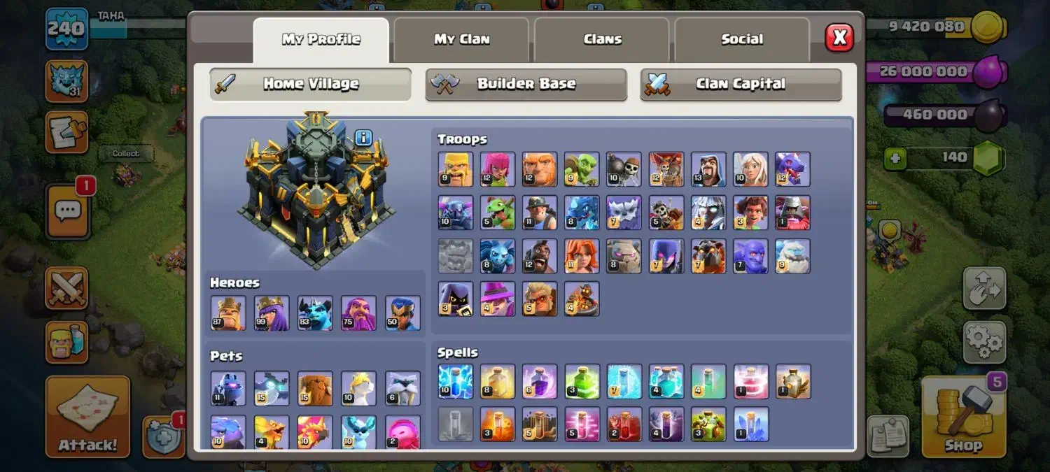 کلش اف کلنز بازی|کنسول، بازی ویدئویی و آنلاین|مشهد, کلاهدوز|دیوار