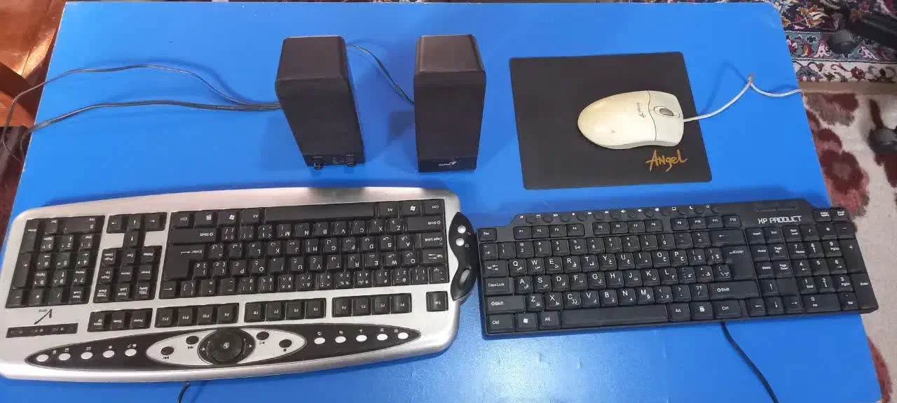 ۲کیبرد یه جفت باند و موس نو و بدون هیچ ایراد سالم|قطعات و لوازم جانبی رایانه|ملایر, |دیوار