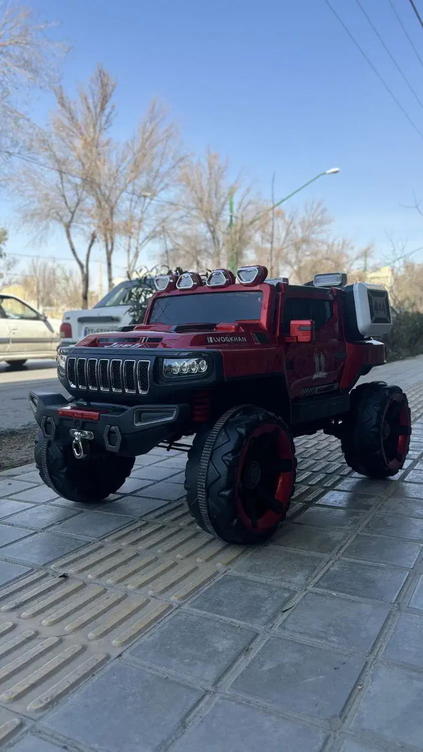 ماشین شارژی جیپ فورد پلیس ۳۶ ماهه بدون سود از دم|اسباب و اثاث بچه|فلاورجان, |دیوار