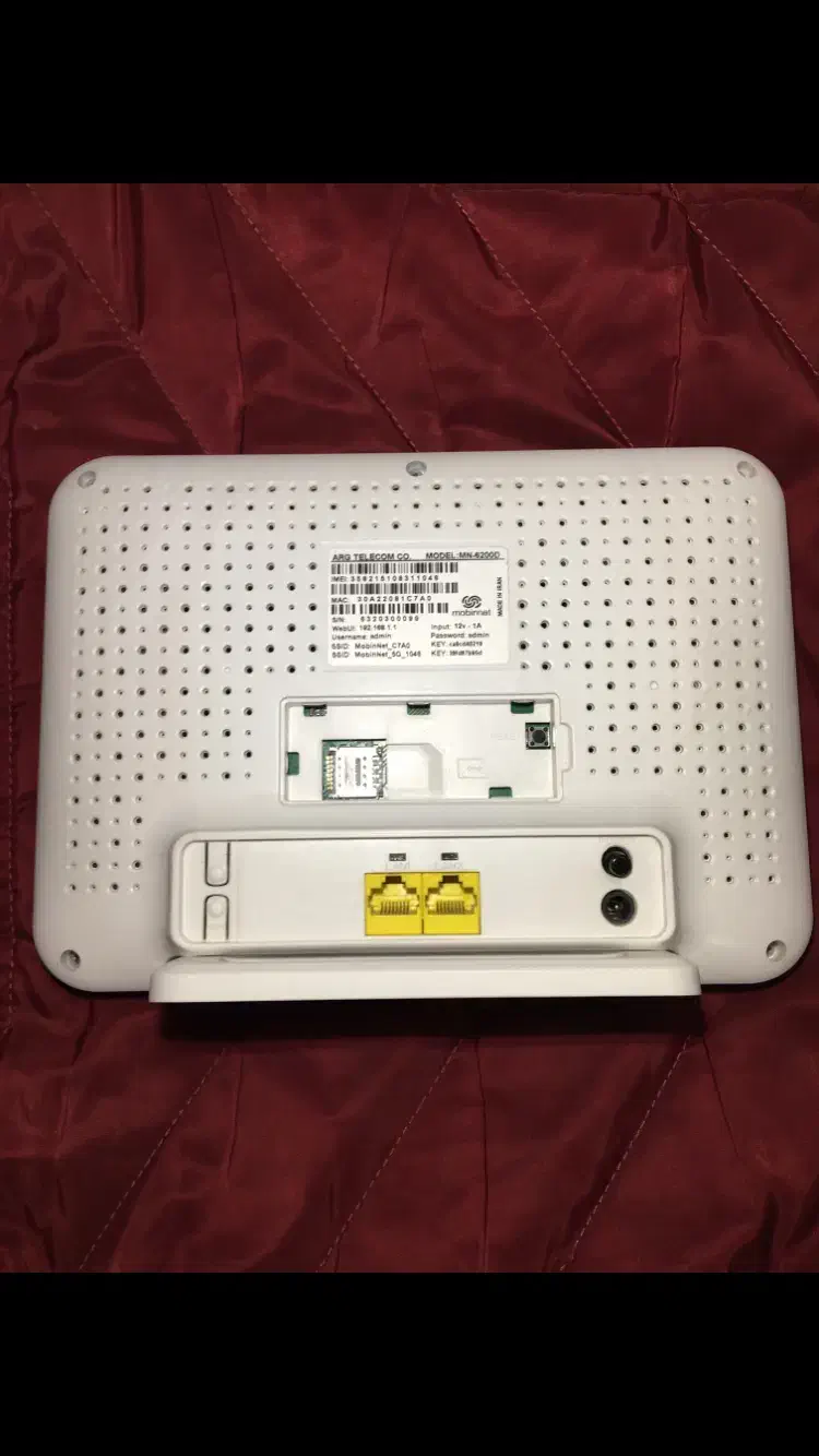 مودم مبین نت (آنلاک برای تمامی سیم کارت ها)|مودم و تجهیزات شبکه|کرمان, |دیوار