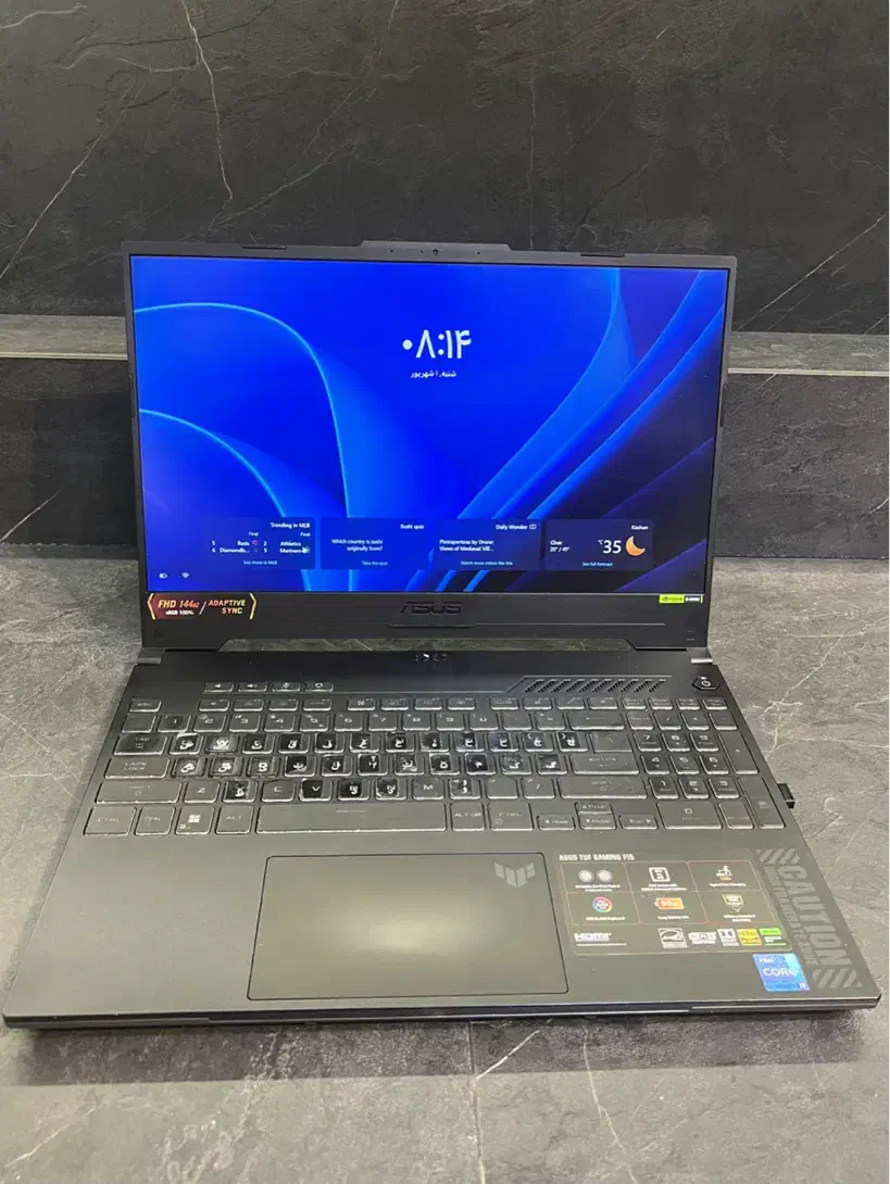 لپ تاپ 15.6 اینچی ایسوس مدلTUF Gaming F15|رایانه همراه|کاشان, مفتح|دیوار