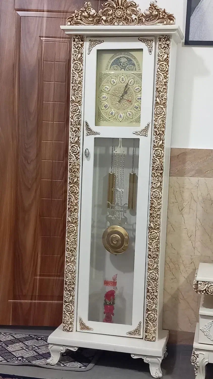 بوفه و ساعت ایستاده|بوفه، ویترین، کنسول|گرگان, |دیوار