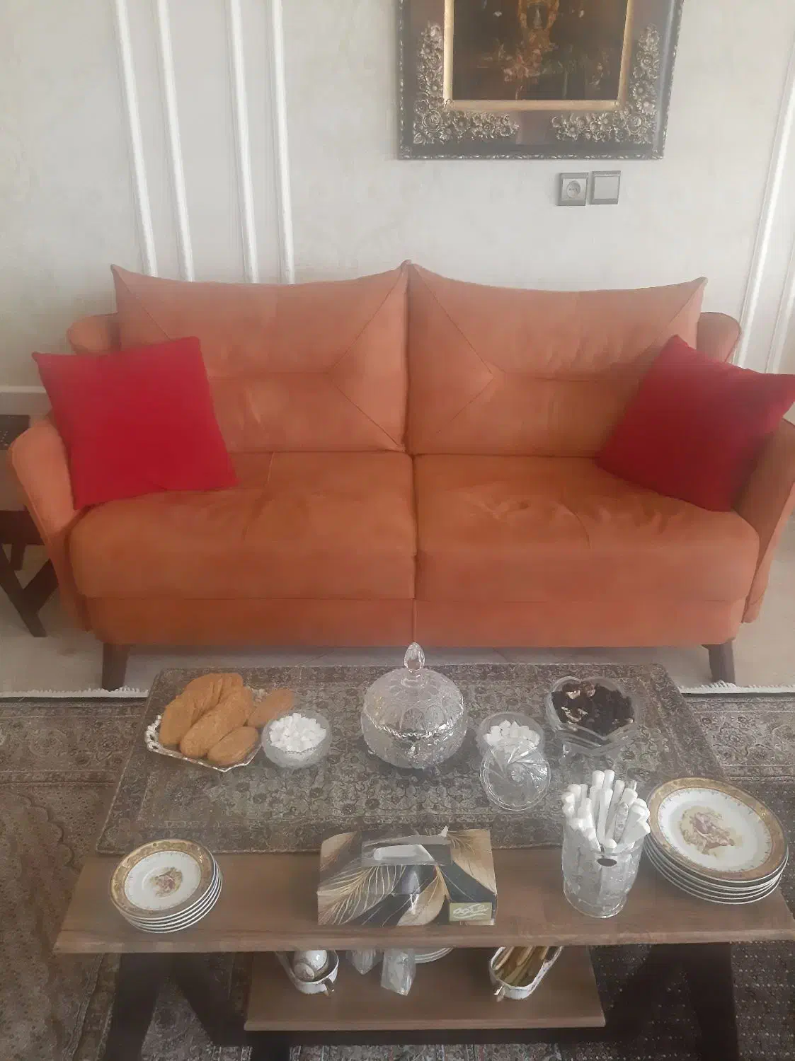 یک دست مبا راحتی مارک داربفروش میرسد|مبلمان خانگی و میز عسلی|میاندوآب, |دیوار