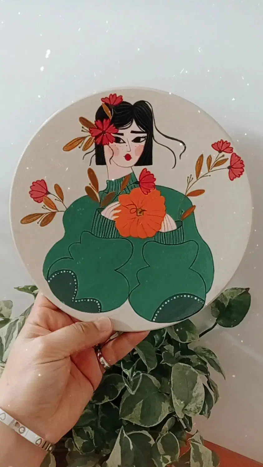 دیوارکوب سفالی|تابلو، نقاشی، عکس|گلبهار, شهر جدید گلبهار|دیوار