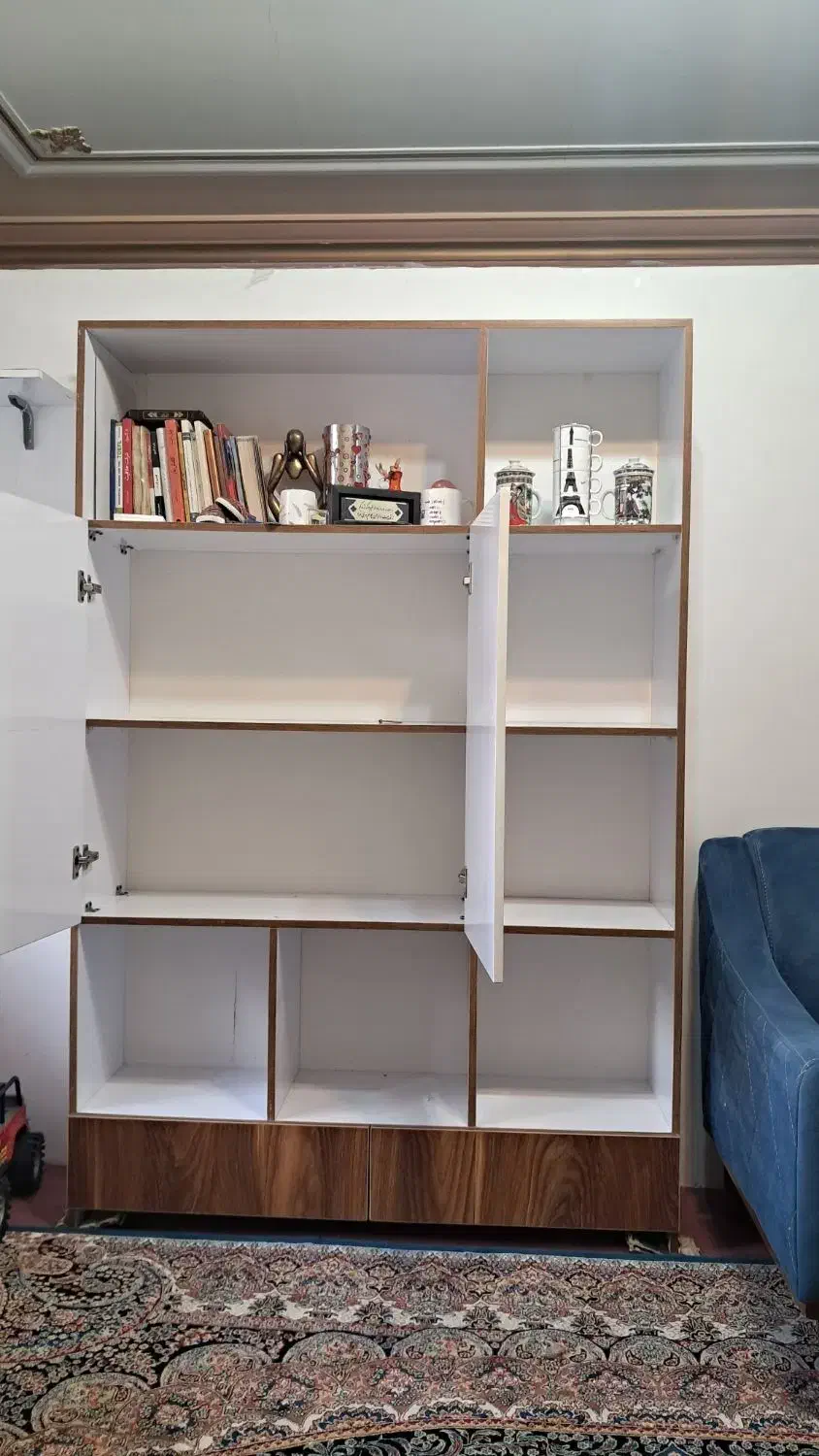 کتابخانه mdf|کتابخانه، شلف، قفسه‌های دیواری|سنندج, |دیوار