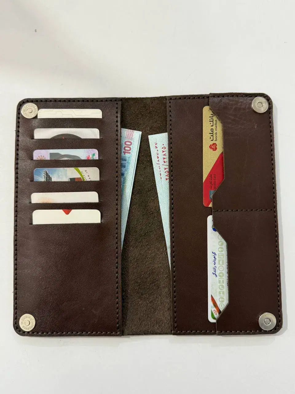 کیف پول مردانه چرم طبیعی|کیف، کفش، کمربند|گرگان, |دیوار
