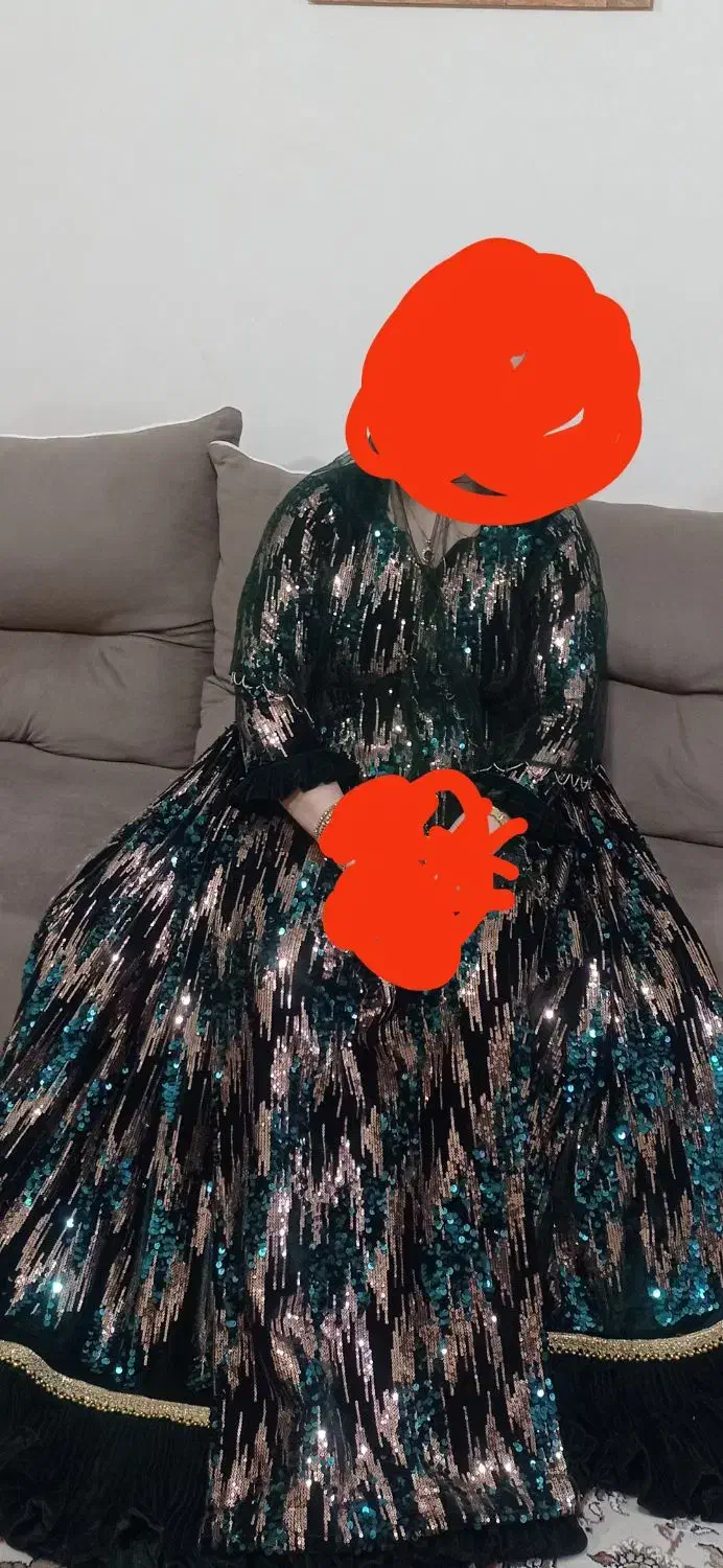 لباس مخمل چین دستی شیک|لباس|یاسوج, |دیوار