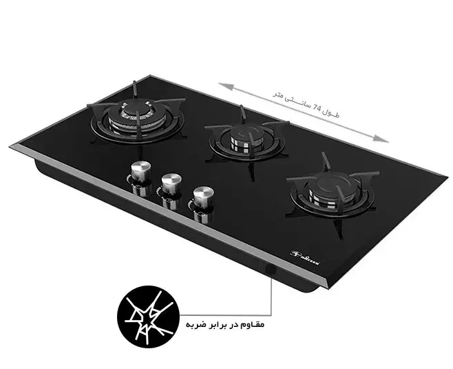 اجاق گاز ۳ شعله جنرال فور|اجاق گاز و لوازم برقی پخت‌وپز|یزد, |دیوار