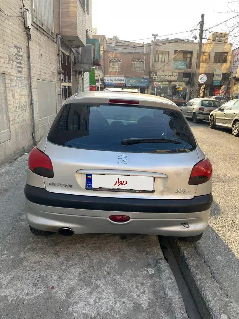 206 تیپ ۲ مدل ۸۲|خودرو سواری و وانت|کرج, برغان|دیوار