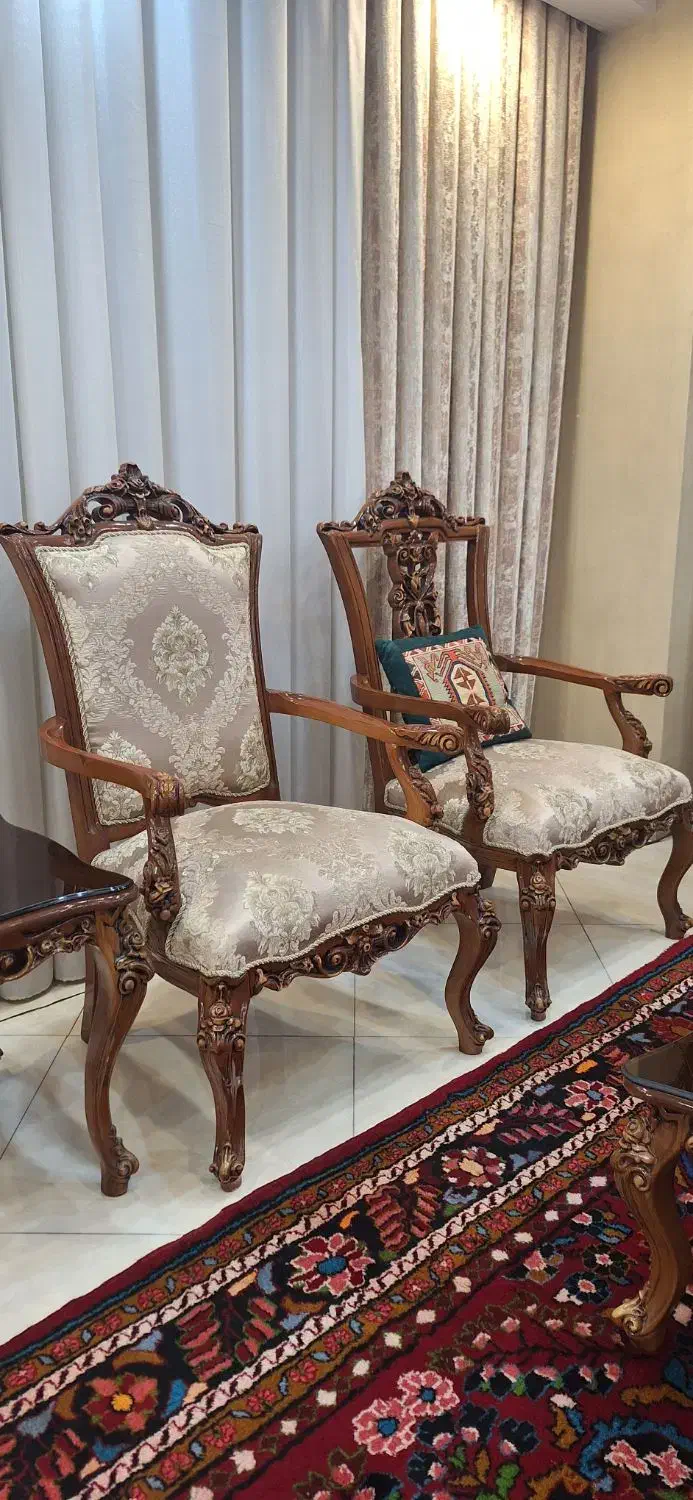 مبل سلطنتی ، استیل ۹ نفره|مبلمان خانگی و میز عسلی|پاکدشت, پاکدشت (مامازند)|دیوار