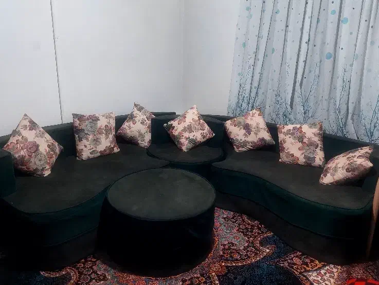 مبل ال دست دوم کاملا سالم|مبلمان خانگی و میز عسلی|فردیس, شهرک شهید حسینی|دیوار