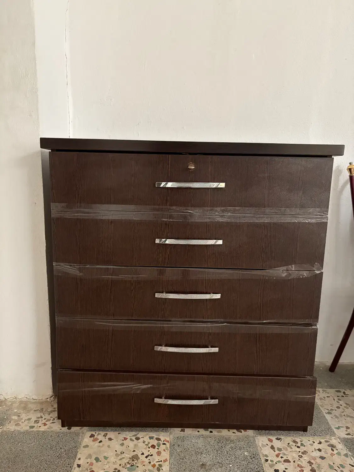 دراور چوبی ۵ کشو|جاکفشی، کمد، دراور|ساری, |دیوار