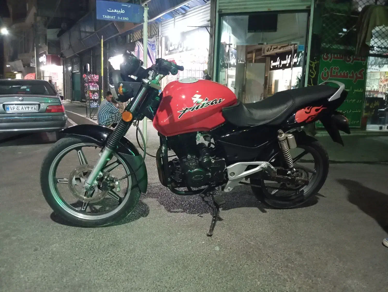 پالس ۱۸۰ مزایده|موتورسیکلت|اندیشه, اندیشه فاز ۱|دیوار