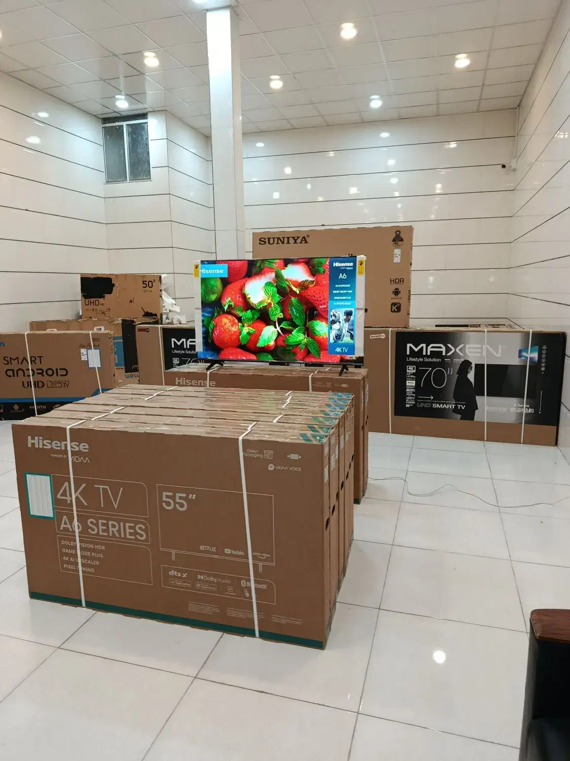 فروش فوقالعاده تلویزیون هایسنس|تلویزیون و پروژکتور|قم, نیروگاه|دیوار