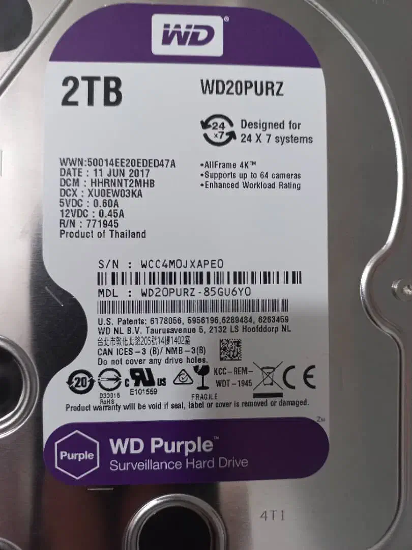 هارد اینترنال ۲ ترا|قطعات و لوازم جانبی رایانه|رودسر, |دیوار