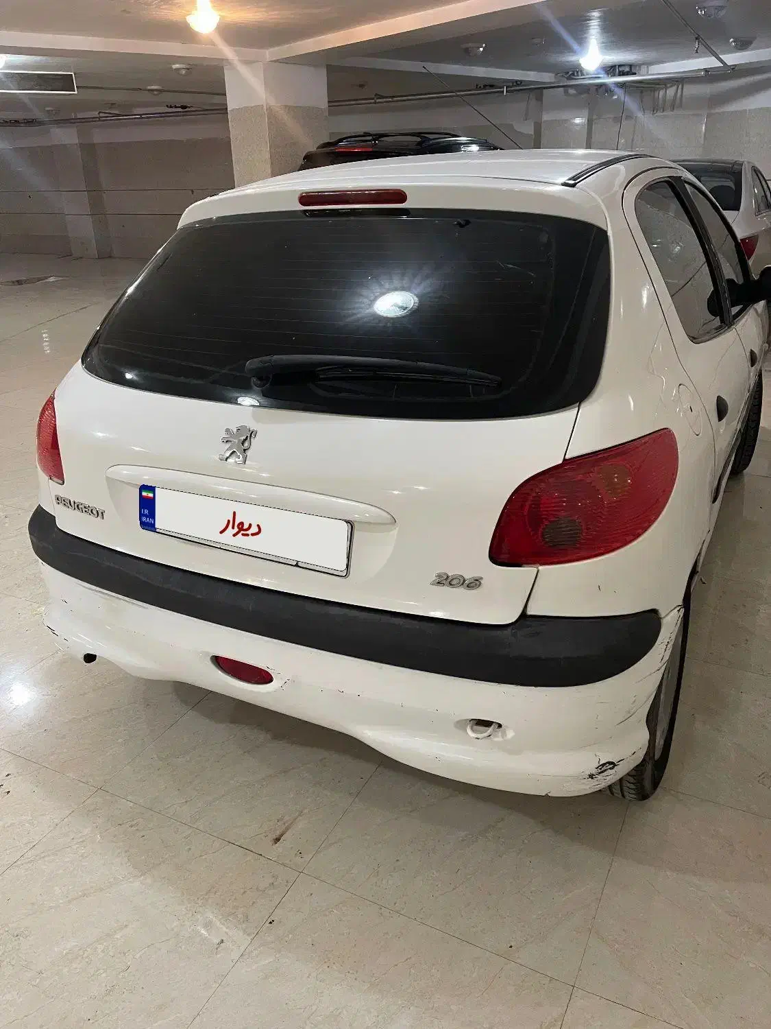 پژو ۲۰۶ تیپ ۲ موتور فرانسه|خودرو سواری و وانت|اردبیل, |دیوار