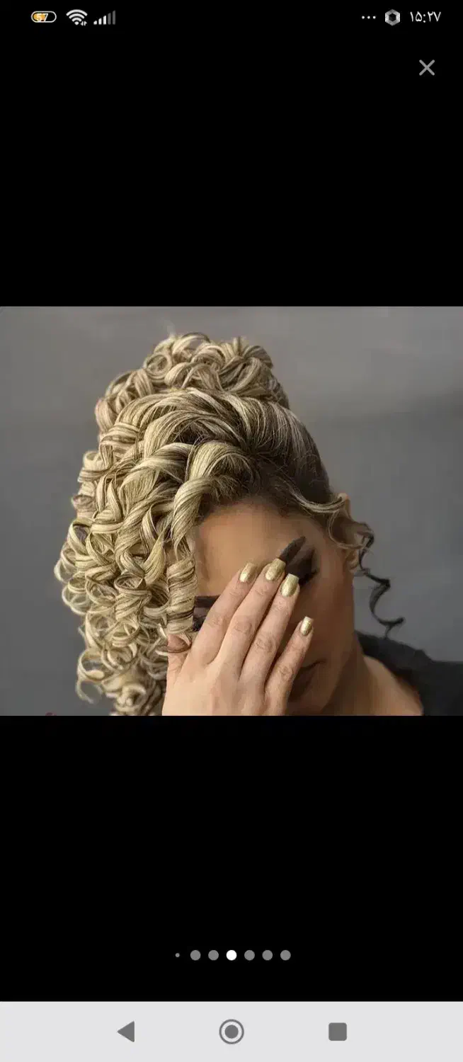 شینیون حرفه ای با میکاپ حرفه ای فقط پانصد تومان|خدمات آرایشگری و زیبایی|مشگین شهر, |دیوار