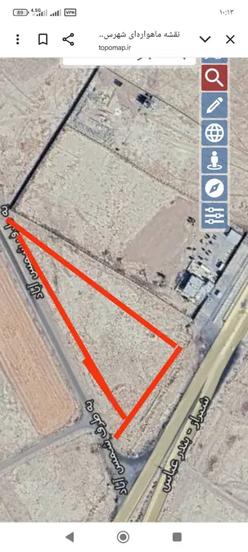 فروش زمین جنب پلیسراه داراب|فروش دفتر صنعتی، کشاورزی، تجاری|داراب, |دیوار