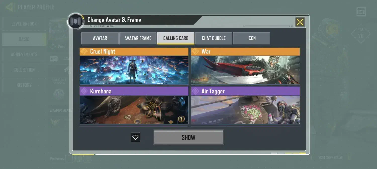 اکانت کالاف دیوتی موبایل چنج خورده|کنسول، بازی ویدئویی و آنلاین|تربت جام, میرقوام الدین|دیوار
