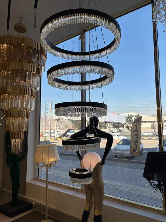 لوستر بلند|لوستر و چراغ آویز|باقرشهر, |دیوار