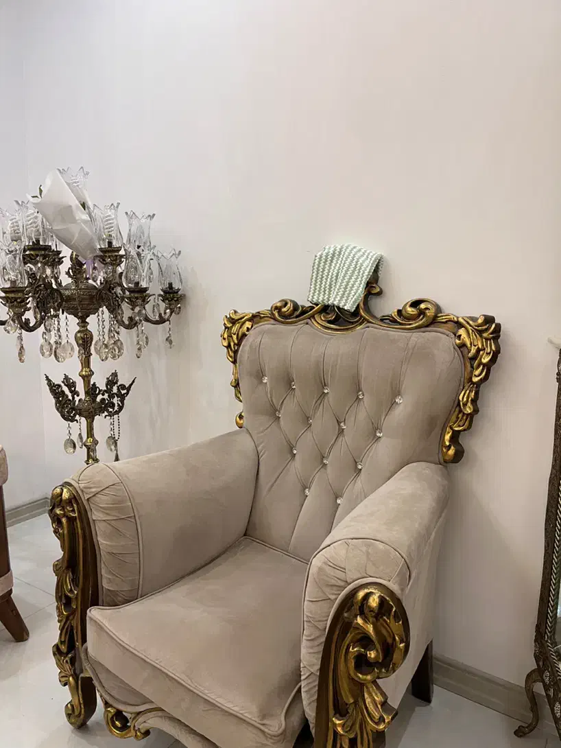 مبل پارچه مخمل+تاب ریلکسی|مبلمان خانگی و میز عسلی|پاکدشت, پاکدشت (مامازند)|دیوار