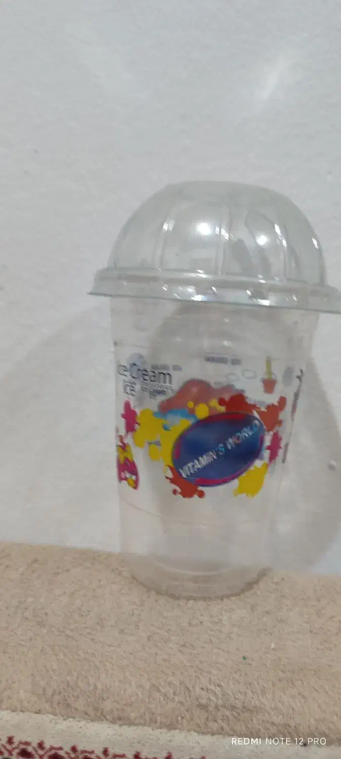 لیوان آیس‌پک ۳۰۰ سی‌سی طرحدار|ظروف نگهدارنده، پلاستیکی، یک‌بارمصرف|تهران, دارآباد|دیوار