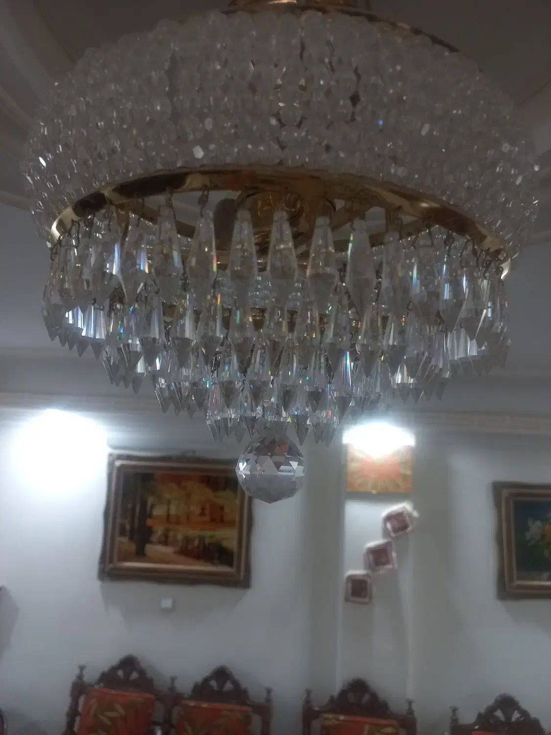 لوستر|لوستر و چراغ آویز|سمنان, |دیوار