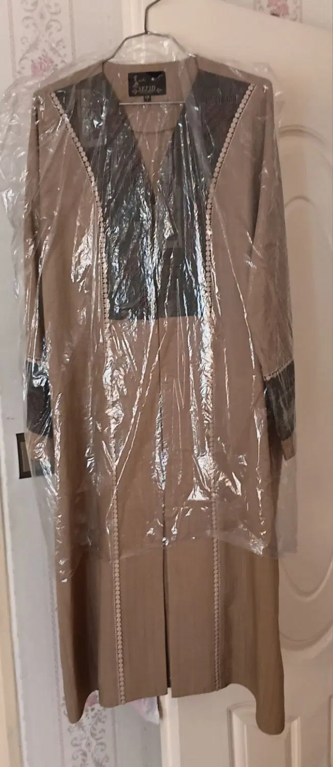 مانتو زنانه  کرم رنگ یراق دوزی شده|لباس|تهران, شکوفه|دیوار