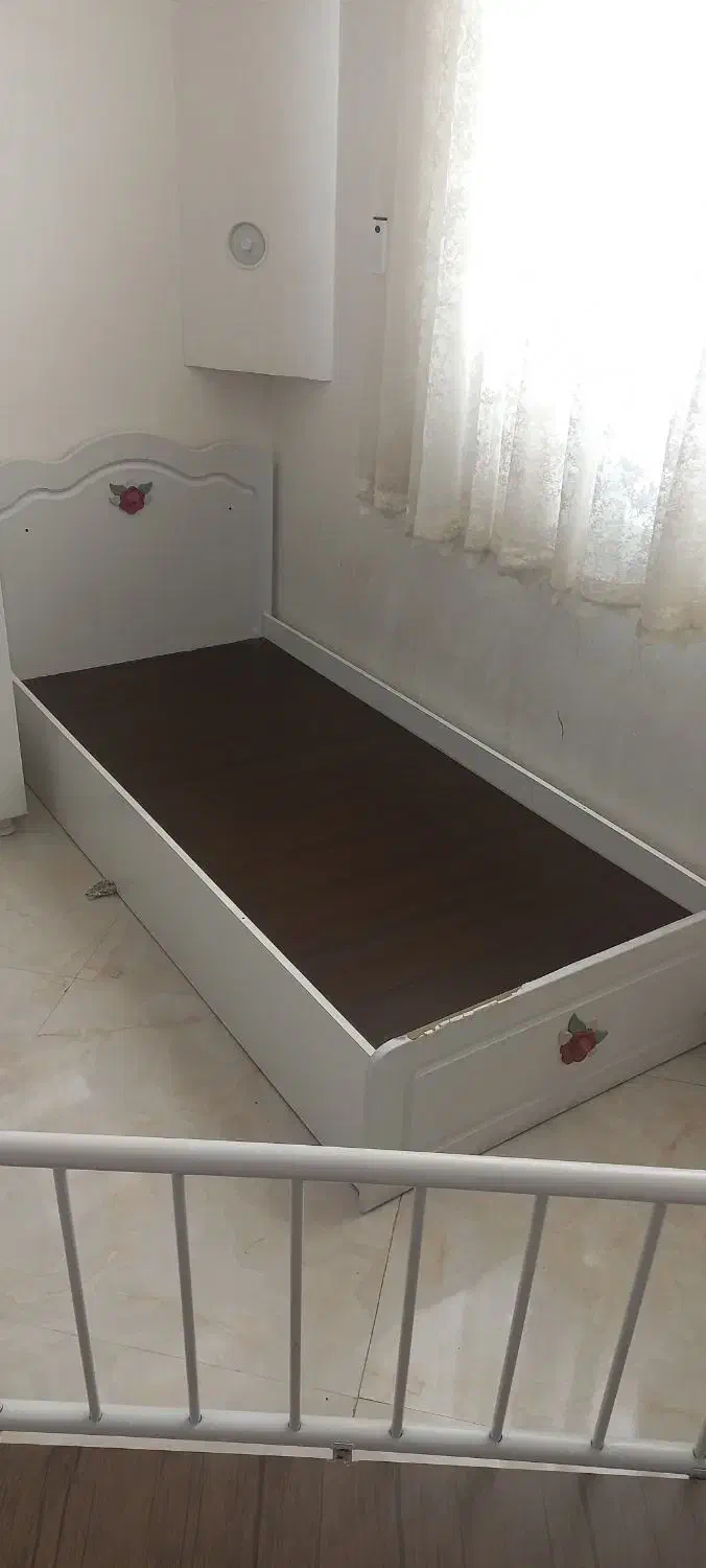 فروش ست کامل تخت نوزاد و نوجوان|تخت و سرویس خواب|قوچان, |دیوار