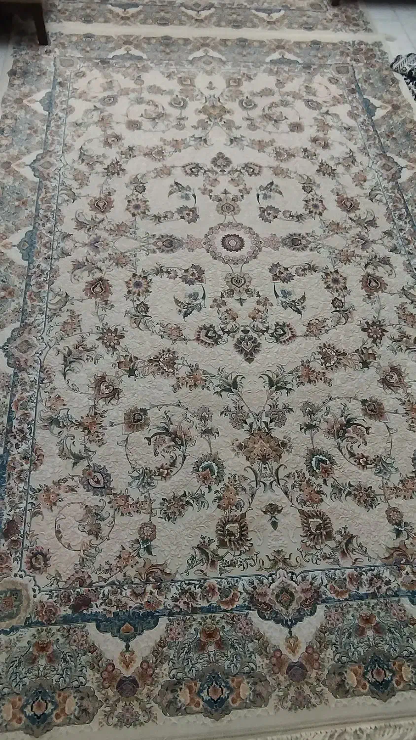 ۲ تخته فرش ۶ متری بهشتی تبریز گل برجسته|فرش|پردیس, فاز ۱۱|دیوار