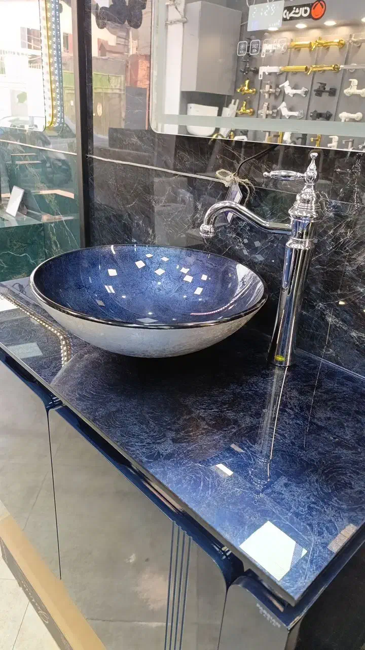 روشویی شیشه ای|لوازم سرویس بهداشتی|پردیس, شهرک صنعتی خرمدشت فاز ۷|دیوار