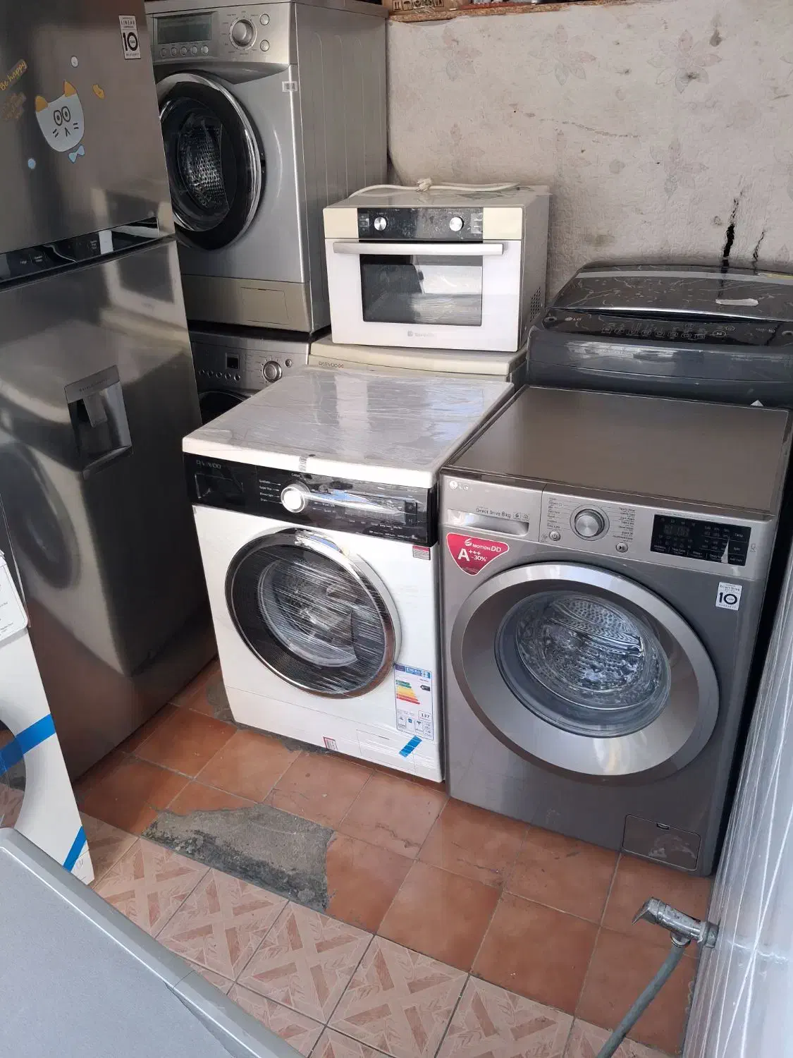 فروش انواع لباسشویی دست دوم شروع از یازده تومن|ماشین لباسشویی و خشککن لباس|شیراز, شهرک کوشکک|دیوار