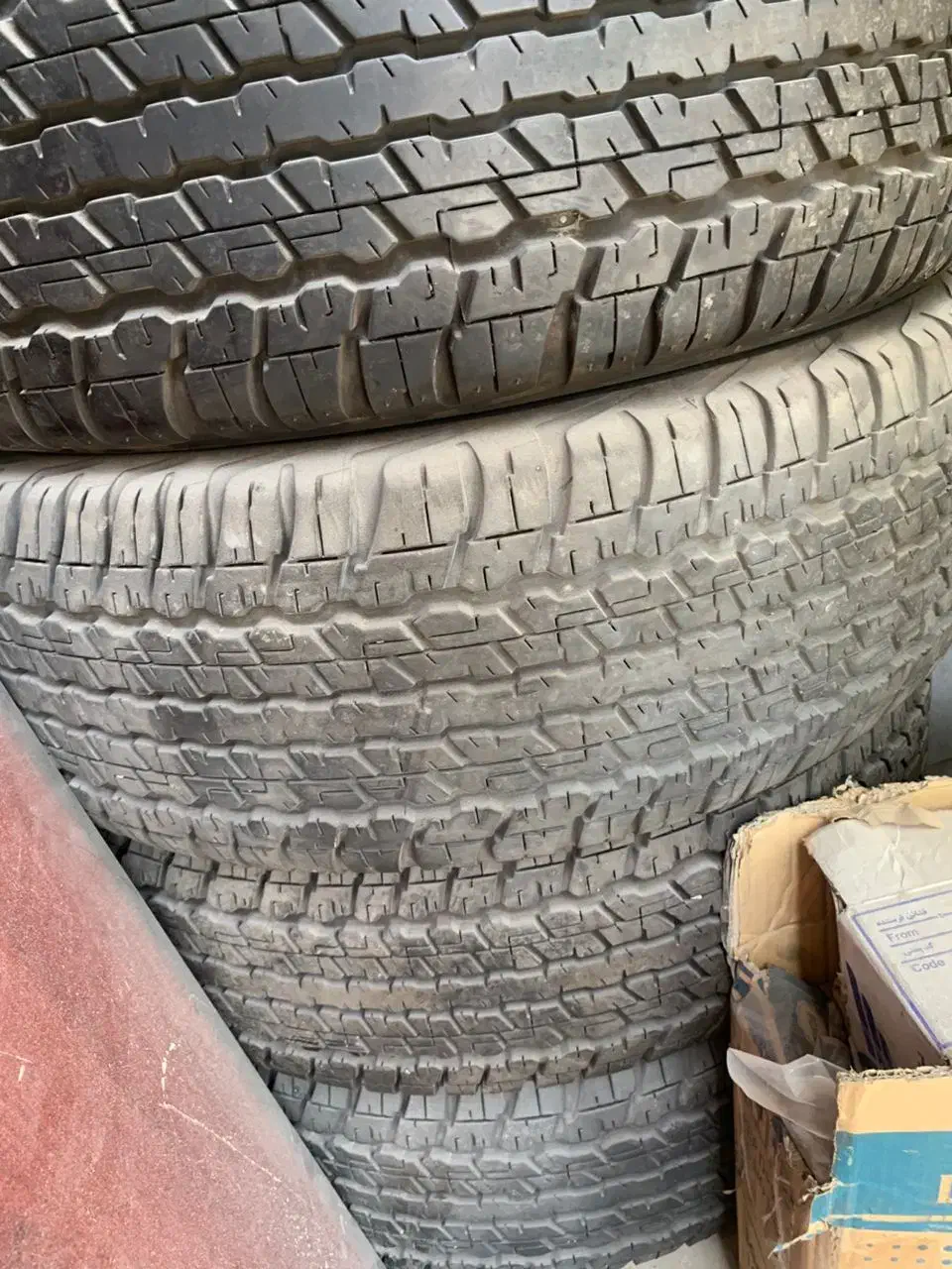 لاستیک مخصوص لنکروز یا پرادو|قطعات یدکی و لوازم جانبی|فردیس, شهرک ناز|دیوار