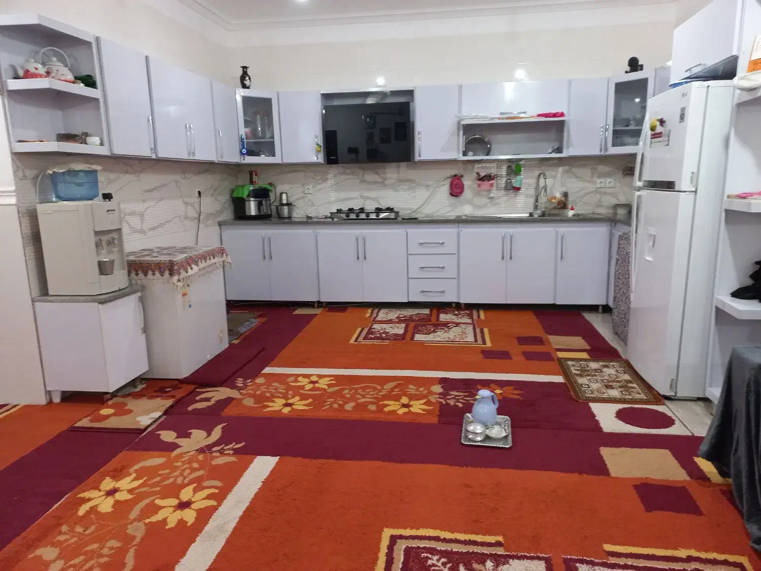 تعدادی گلیم فرش|گلیم، جاجیم، گبه|برازجان, |دیوار