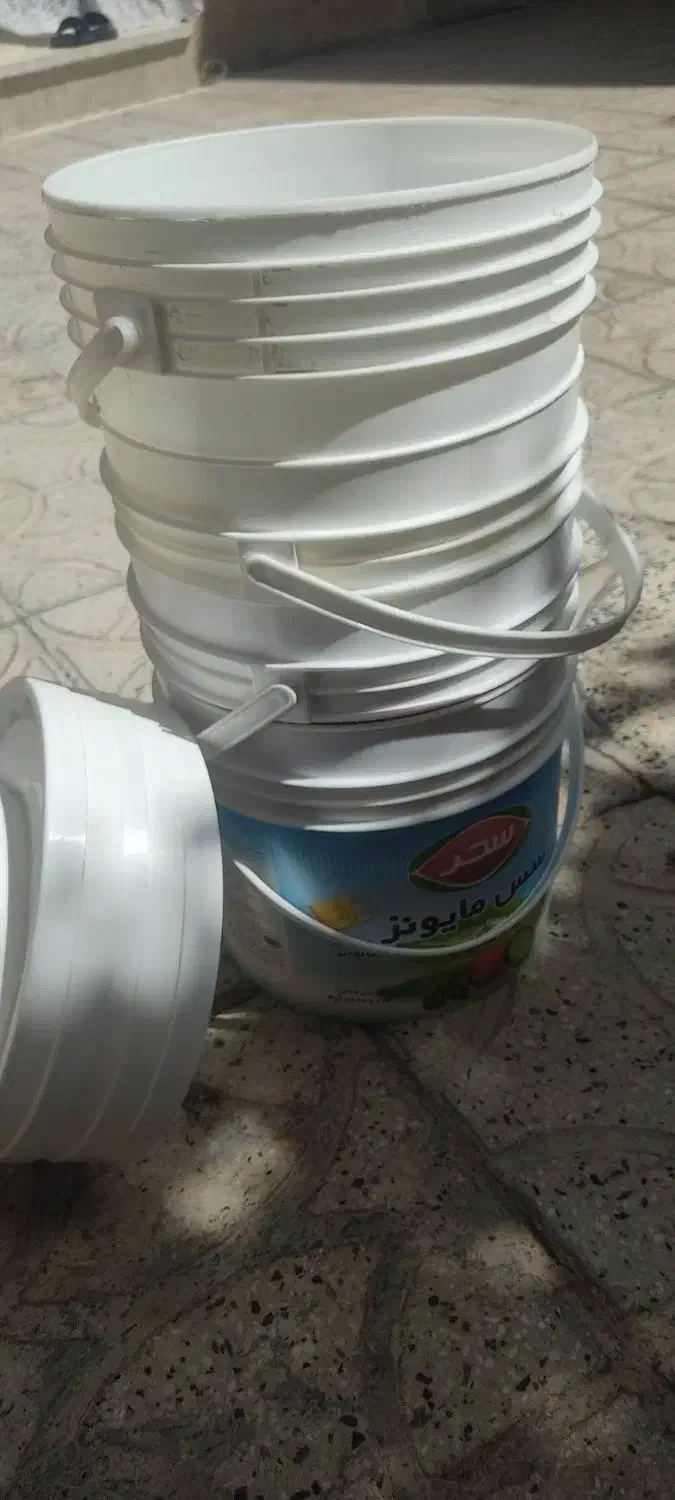 سطل ۸کیلویی|ظروف نگهدارنده، پلاستیکی، یکبارمصرف|اسلامآباد غرب, |دیوار