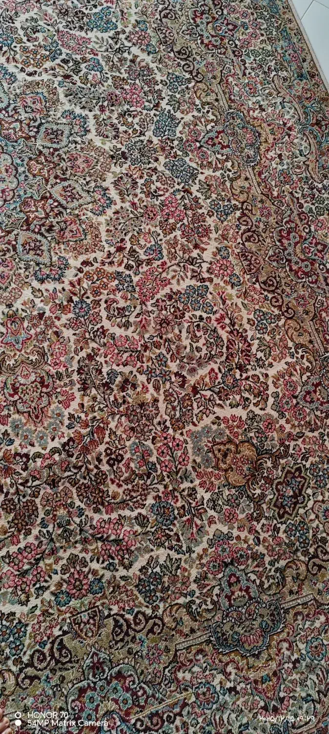 2تخته قالی ماشینی 9متری  1200شانه|فرش|کرمان, |دیوار