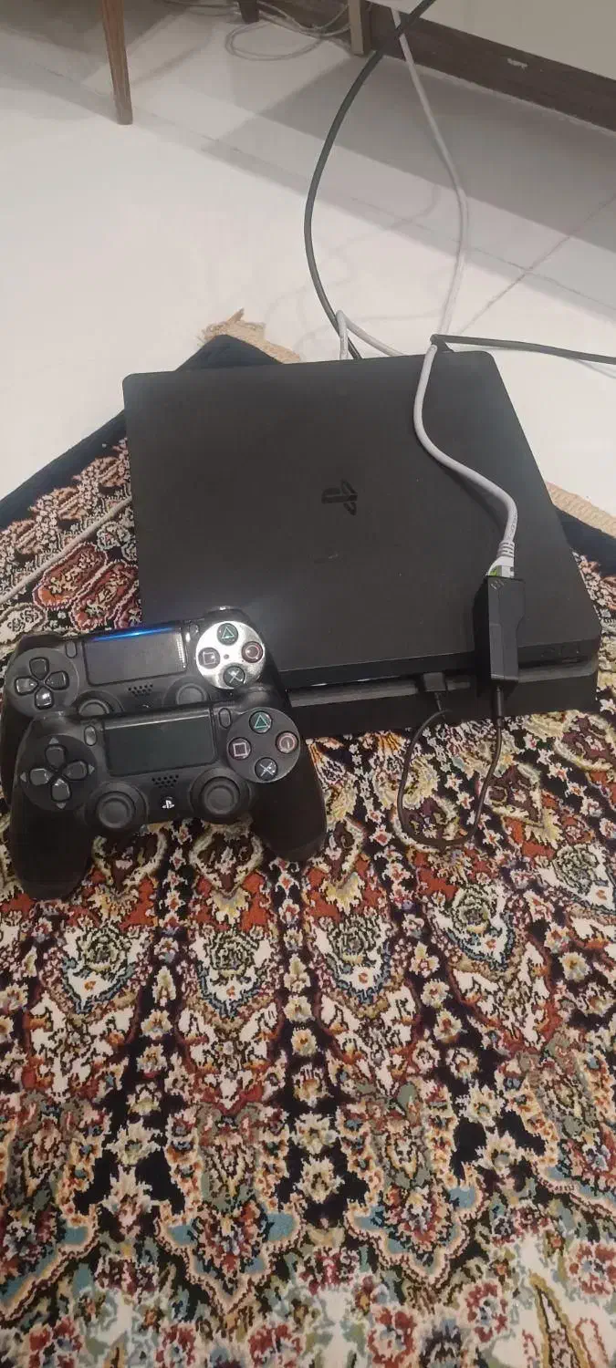 PS4 SLIM 1TERA دودسته کپی خور همراه دانگل مخصوص|کنسول، بازی ویدئویی و آنلاین|رشت, پل تالشان|دیوار