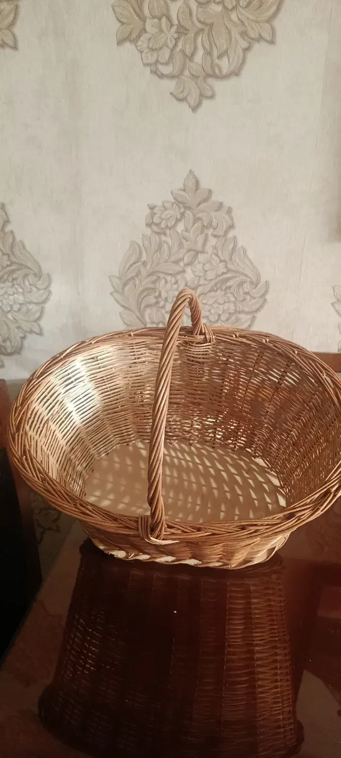 سبد حصیری|صنایع دستی و سایر لوازم تزئینی|فردیس, قریشی|دیوار