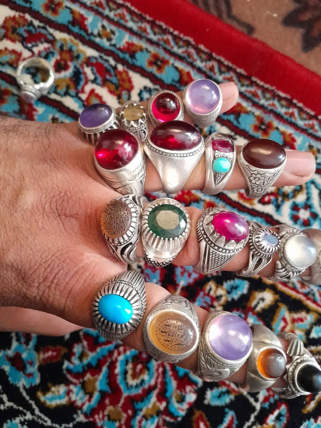 سلام فقط انگشتر شناس همه قدیمی وکمیاب|جواهرات|بیرجند, |دیوار