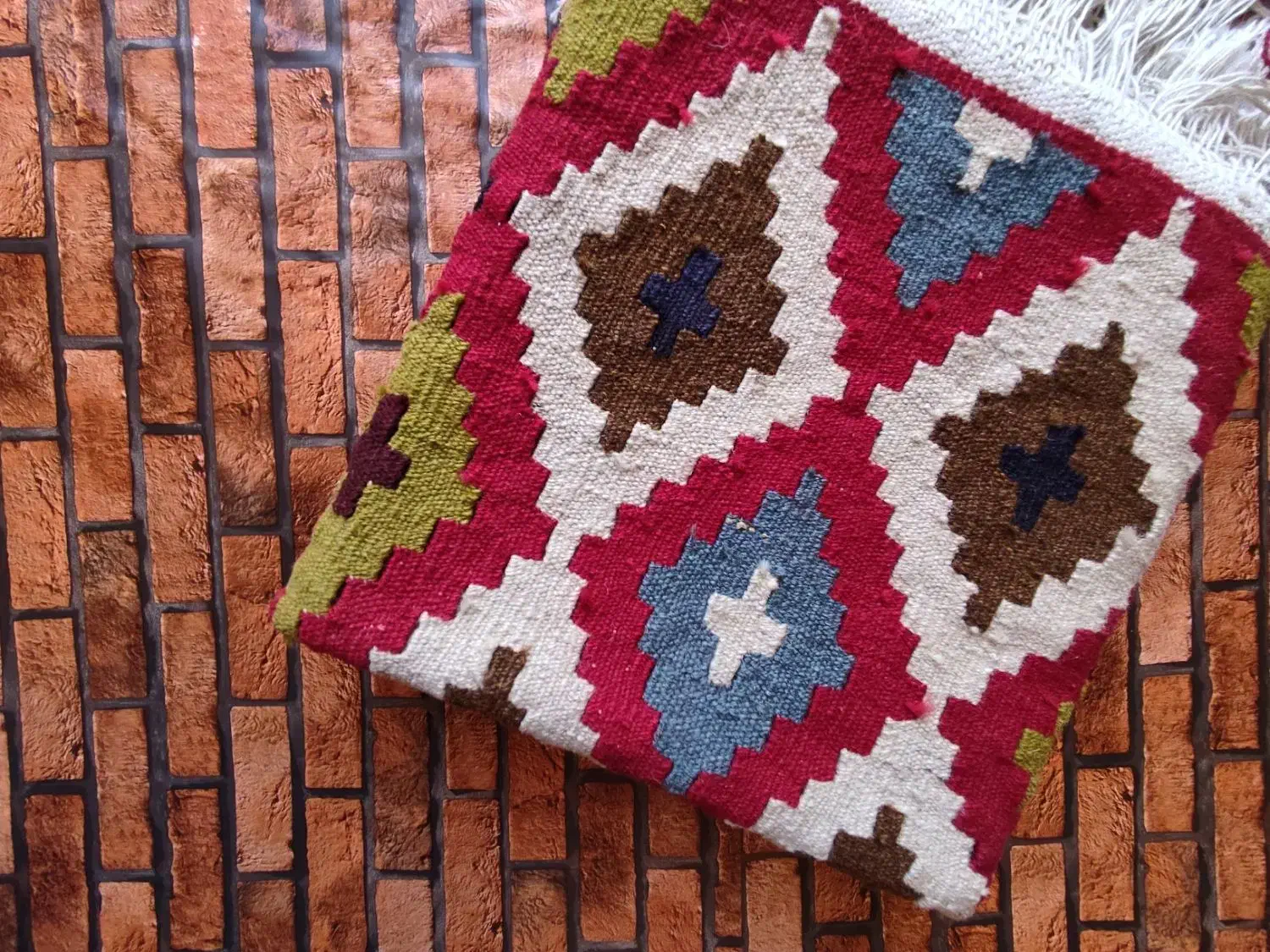 گلیم دستباف قشقایی ذرع و نیم تازه بافت|گلیم، جاجیم، گبه|تهران, ونک|دیوار