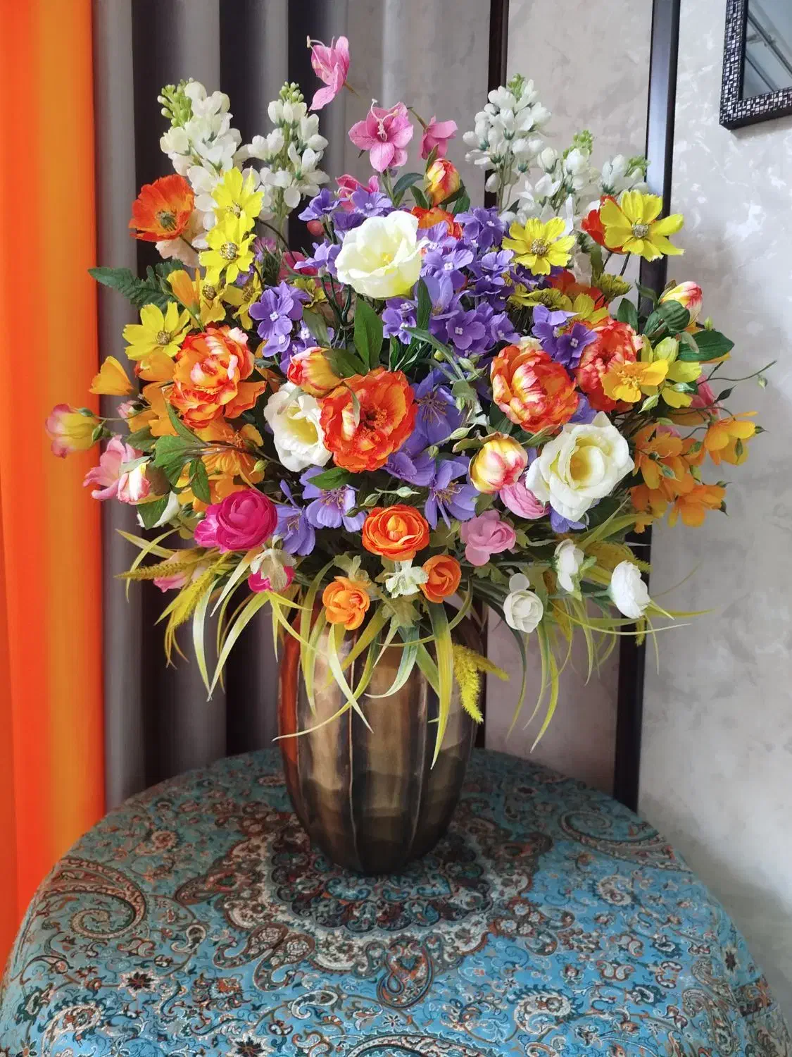 گل و گلدان|گل مصنوعی|اصفهان, بهارستان|دیوار