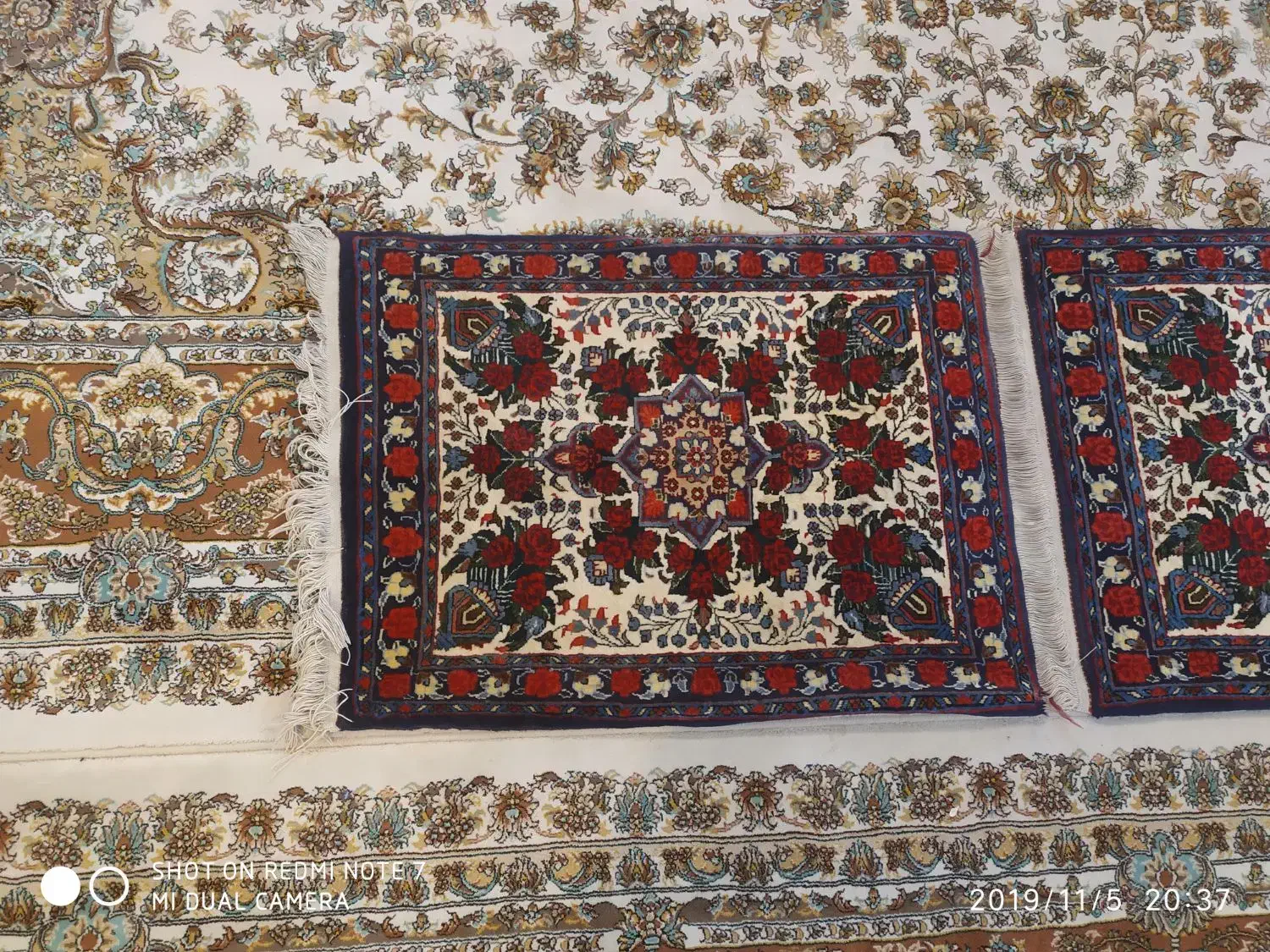 پشتی دستباف اصل بیجار ، فرش دستباف|پشتی|تهران, آجودانیه|دیوار