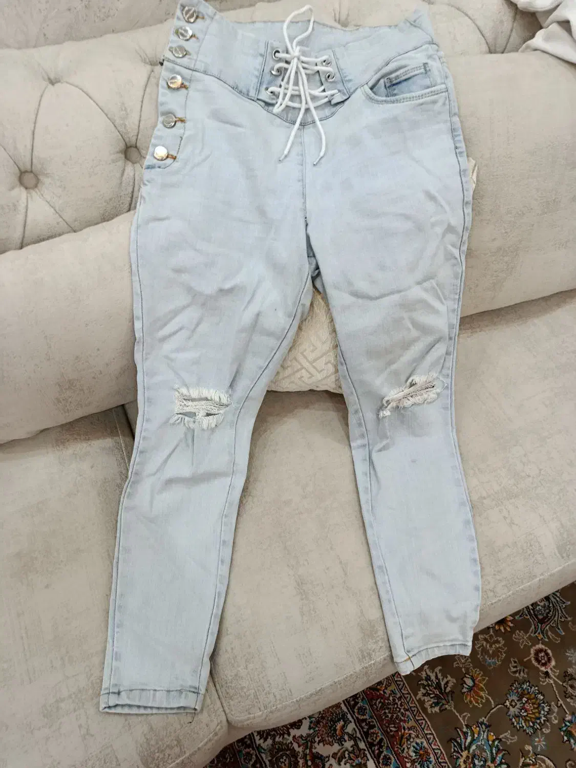 شومیز و شلوار لی مجلسی اسپرت|لباس|قدس, شهرقدس|دیوار