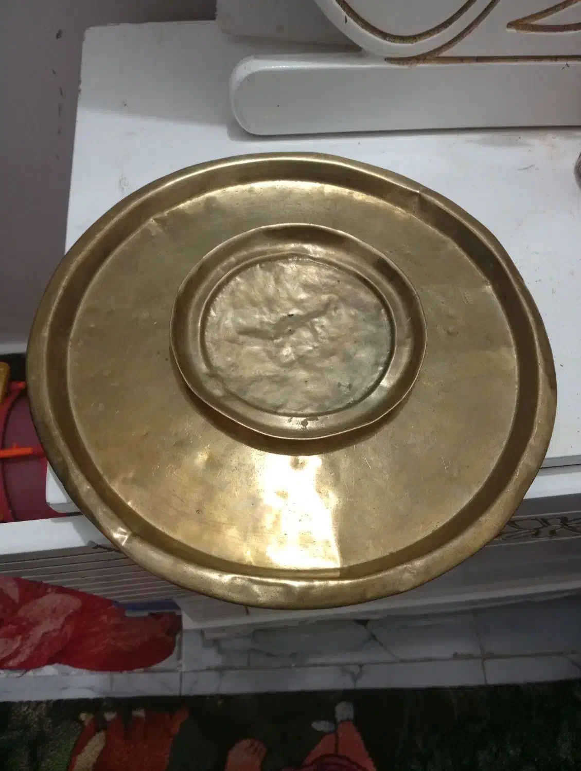 سینی درحد نو قدیمی هست سالم|ظروف سرو و پذیرایی|تبریز, |دیوار