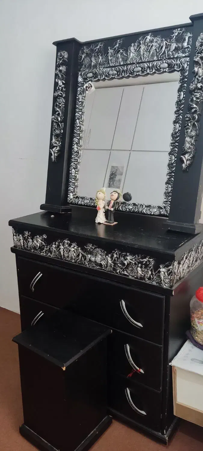 سرویس خواب تمیز و بدون ایراد بفروش میرسد|تخت و سرویس خواب|خوی, |دیوار