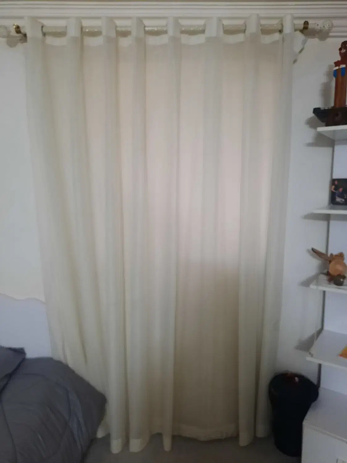 ۴عدد پرده پانچ عرض پرده امترو۸۰ در ۲و ۳۰|پرده، رانر، رومیزی|آمل, |دیوار