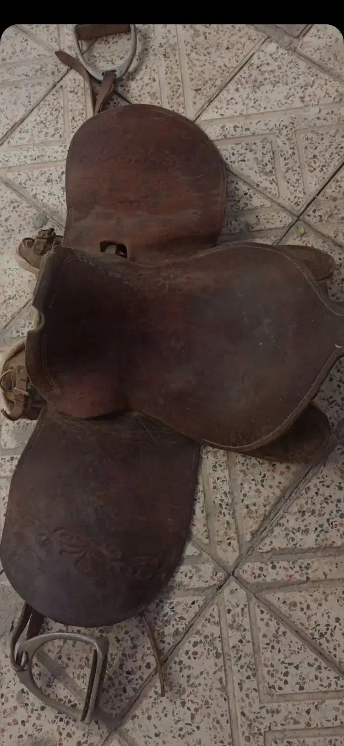 دو عدد زین و دوتا سرکلگی و دهنه|اسب و تجهیزات اسب‌سواری|اصفهان, ملک‌شهر|دیوار